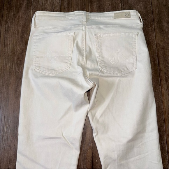 AG The Prima Ankle Jean Cream Slim Low Rise - Picture 10 of 11